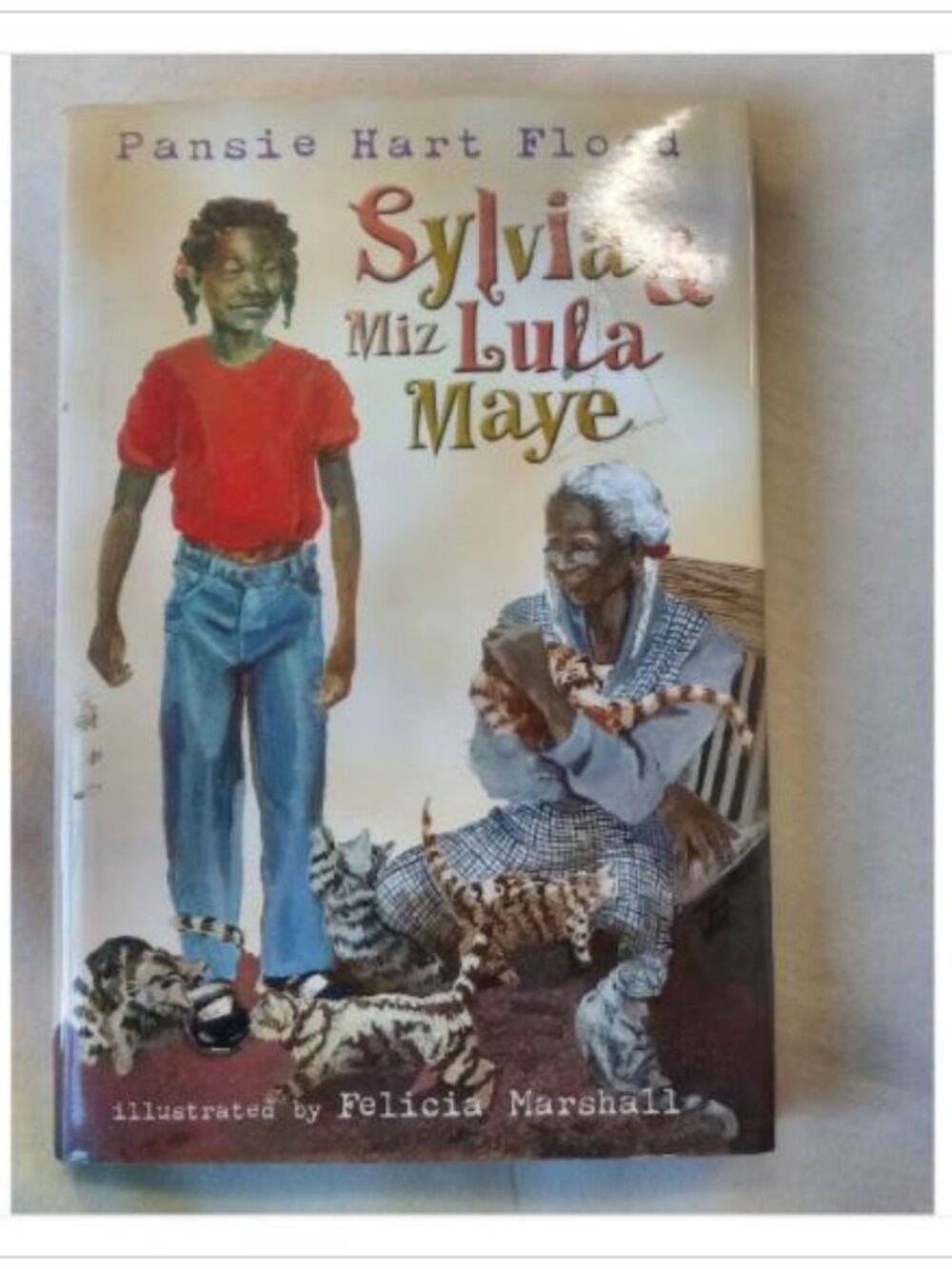 Sylvia & Miz Lula Maye Pansie Hart Flood 2002 Hardcover Book Vintage Novel Read